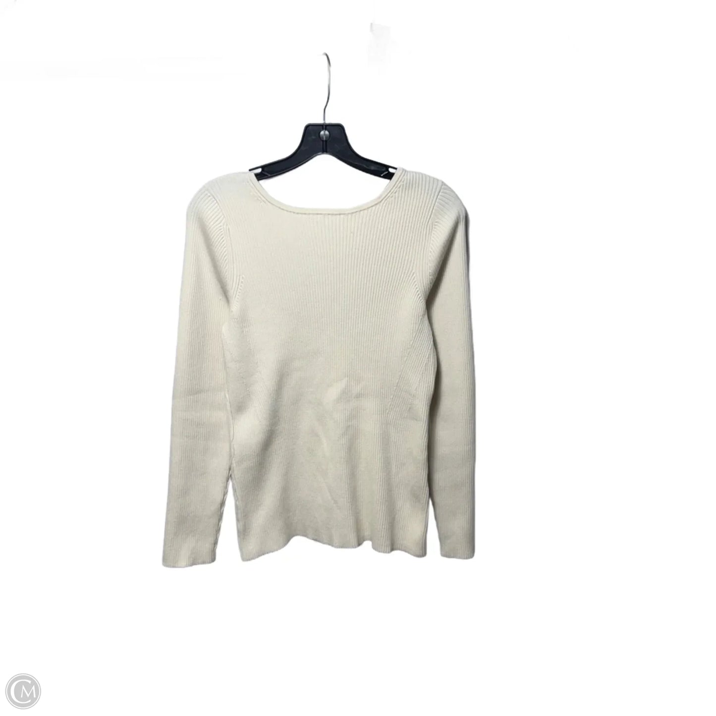 Sweater By Banana Republic In Cream, Size: Xl