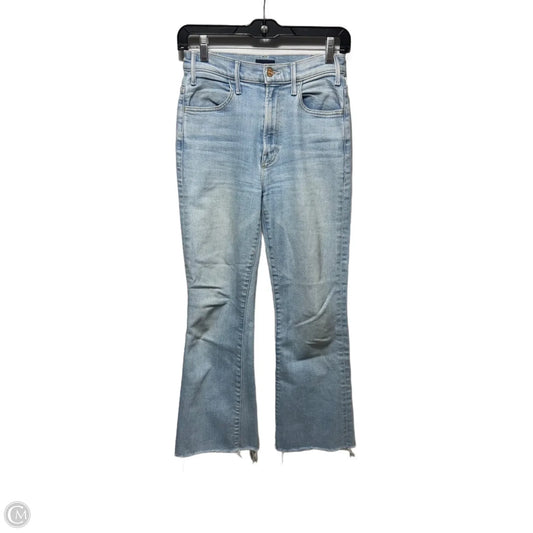 The Hustler Ankle Fray with Butterfly By Mother In Blue Denim, Size: 0/24