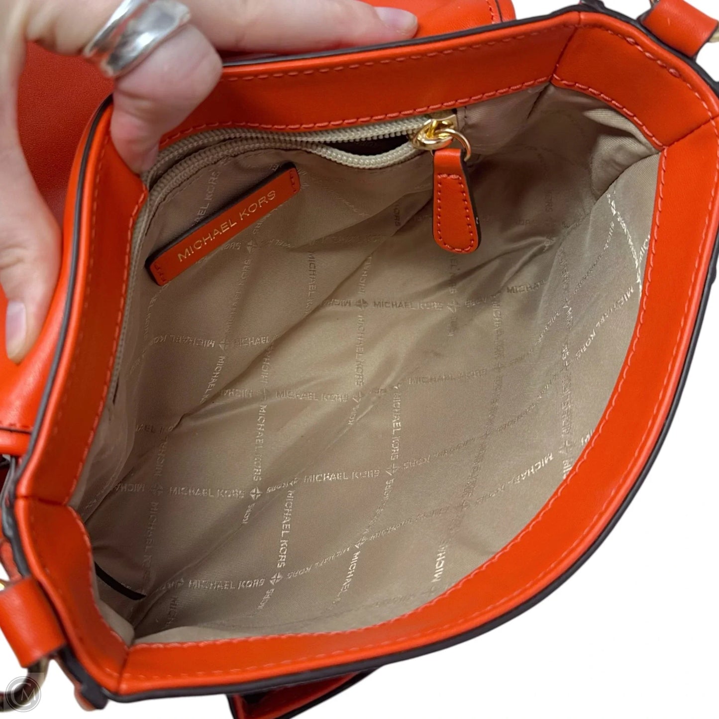 Crossbody Designer By Michael Kors, Size: Medium