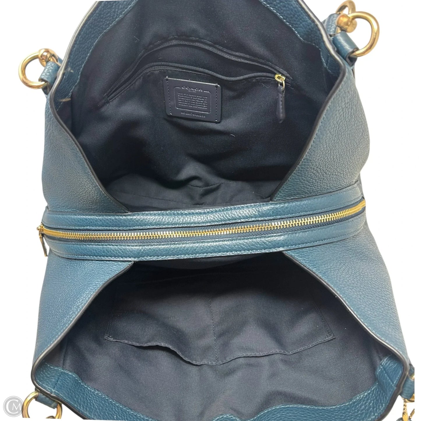 Hallie Handbag Designer By Coach, Size: Medium