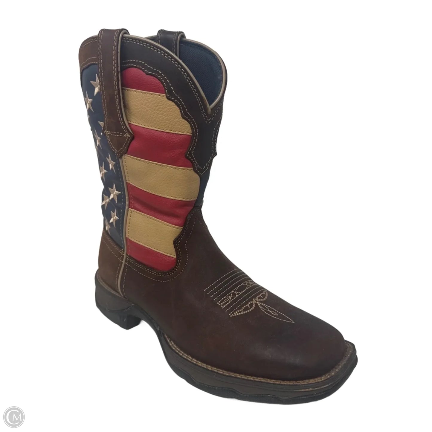 American Flag Boots Western By Durango In Blue & Red & White, Size: 8.5