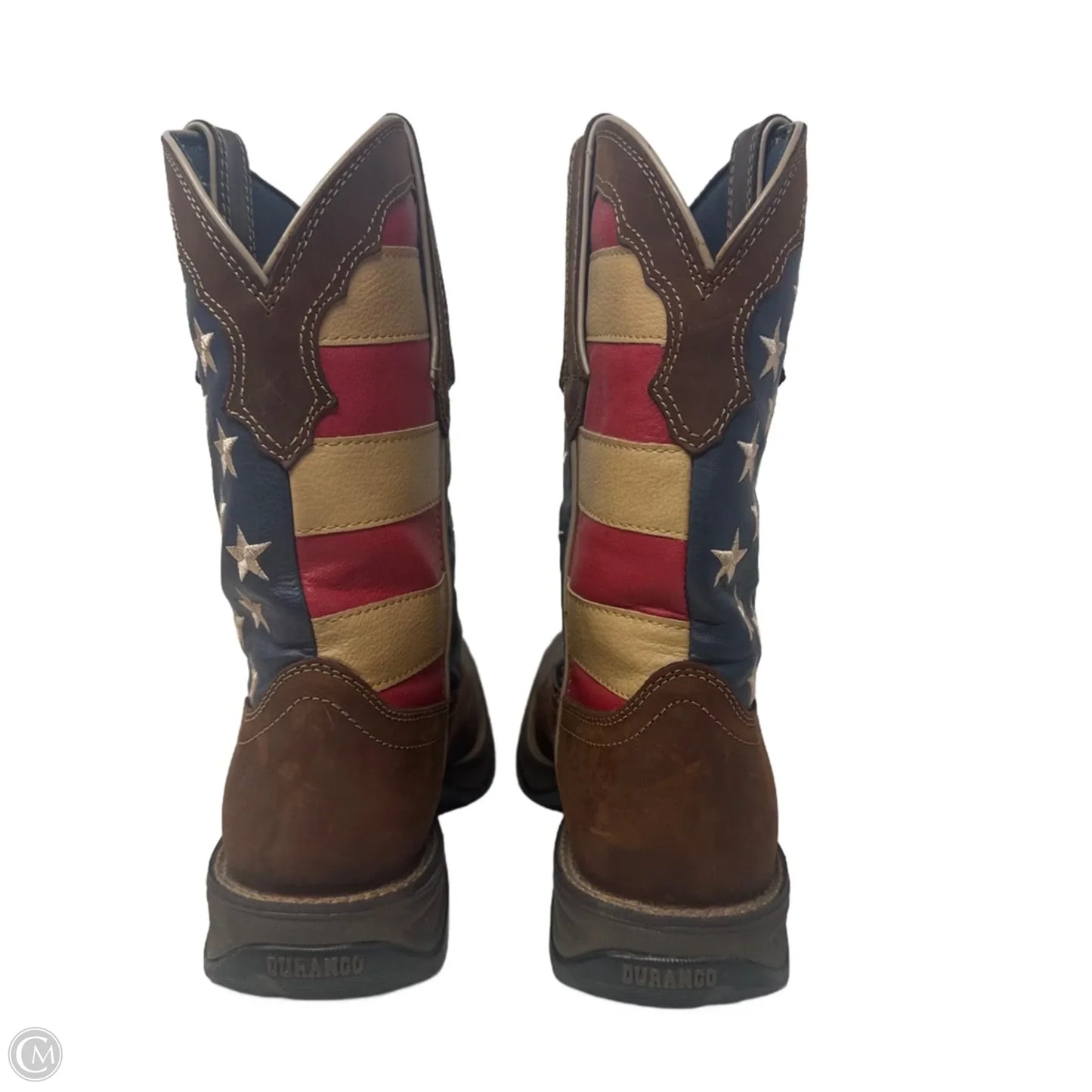 American Flag Boots Western By Durango In Blue & Red & White, Size: 8.5
