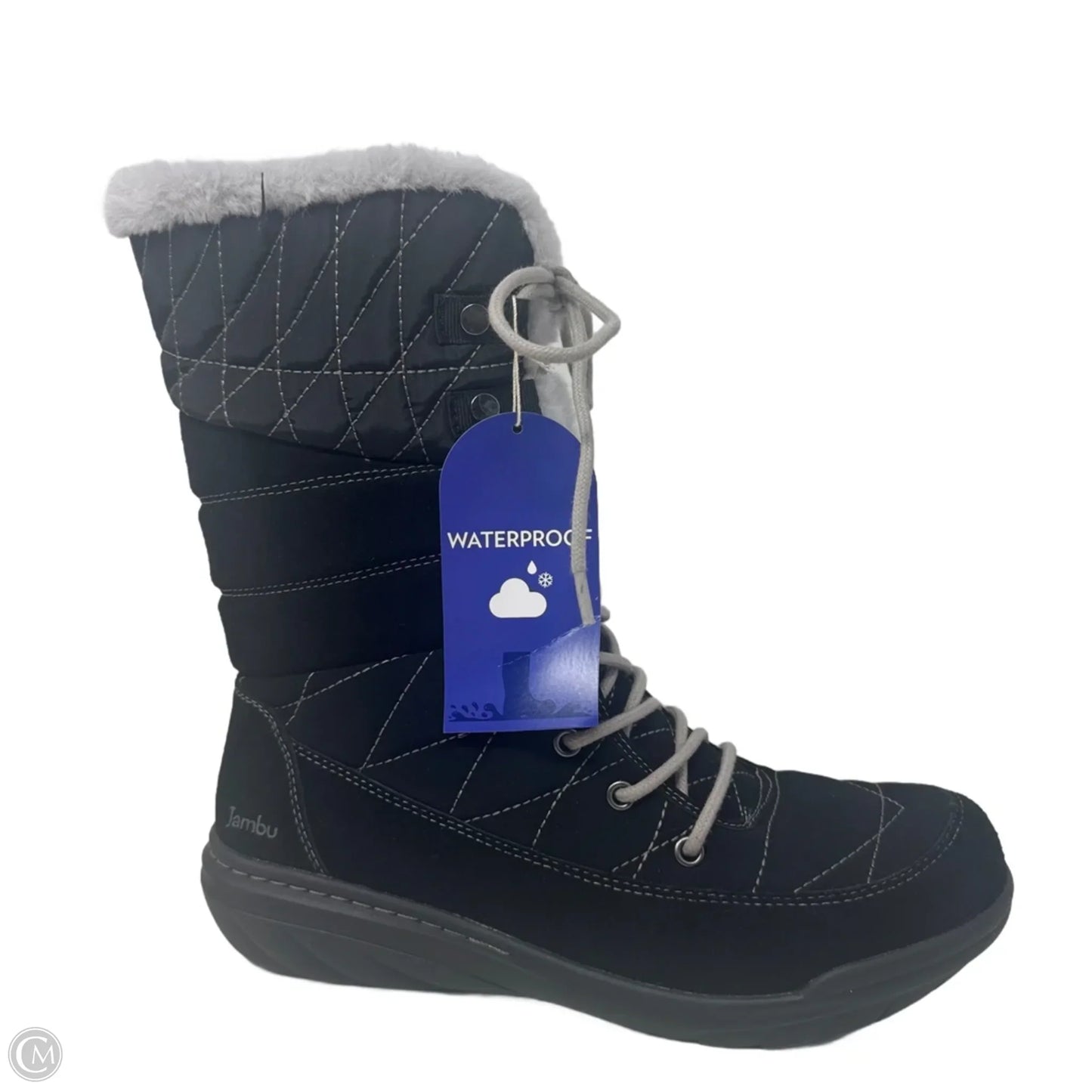 Fur Lined Boots Snow By Jambu In Black, Size: 9