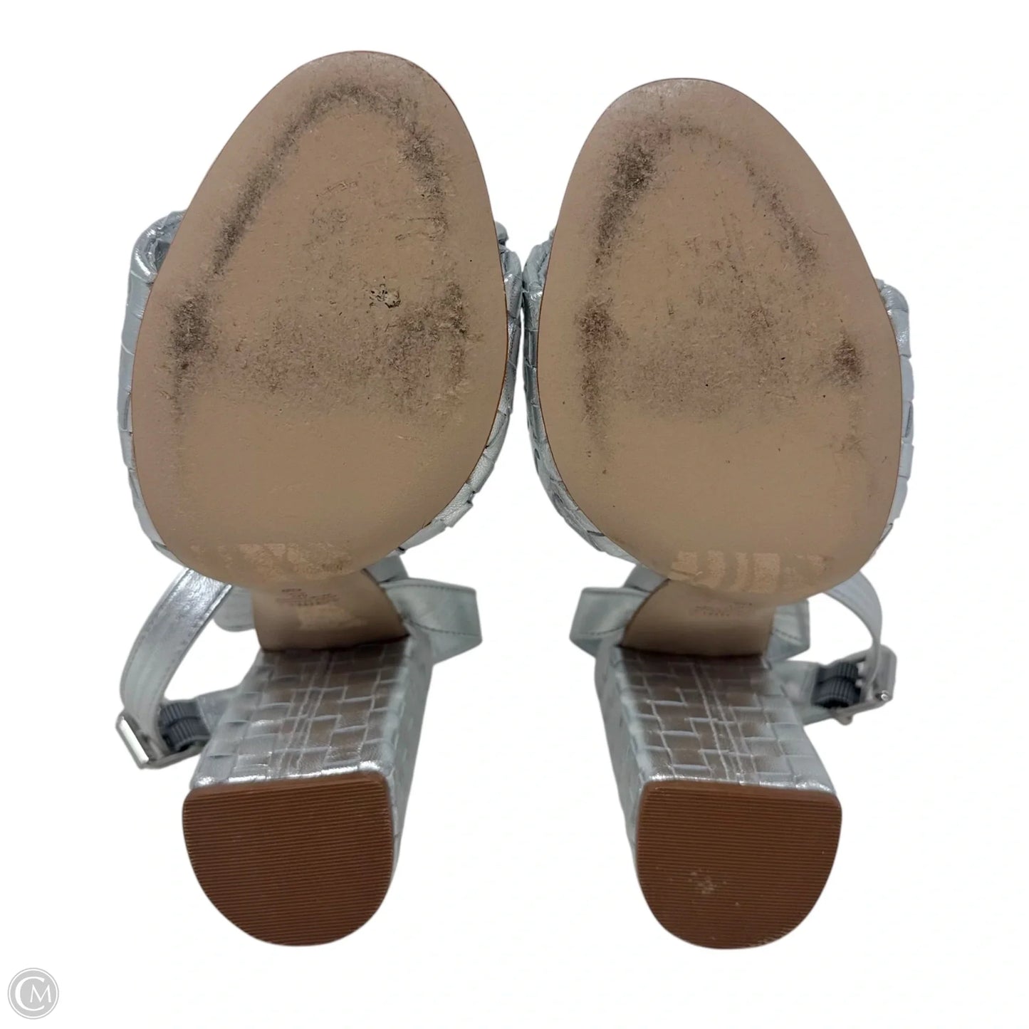 Kareena Knot Sandals By Schutz In Silver, Size: 8