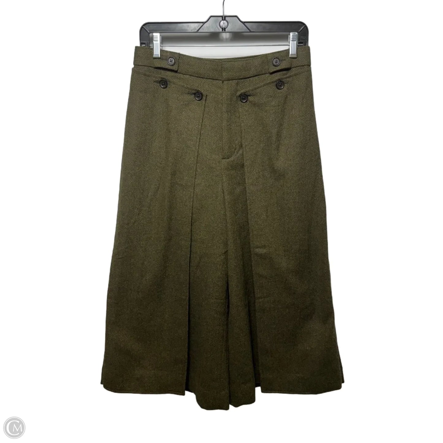 Pants Wide Leg By Banana Republic In Green, Size: 4
