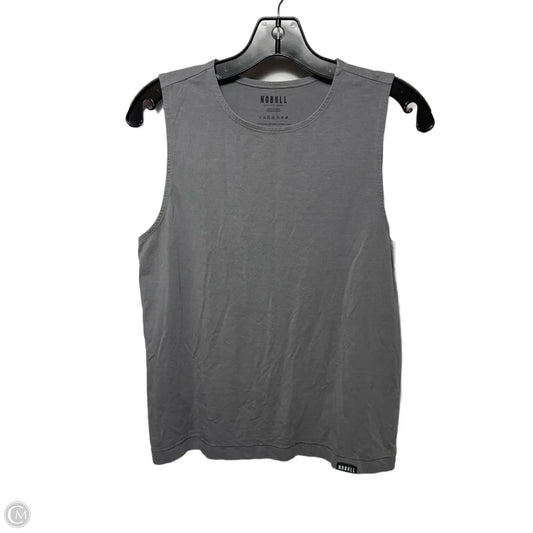 Athletic Tank Top By Nobull In Grey, Size: S
