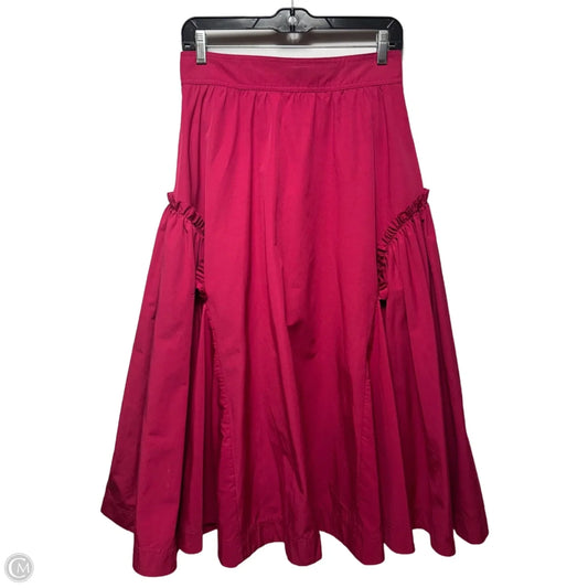 Promise High Waist Midi Skirt By Aje. In Pink, Size: 10