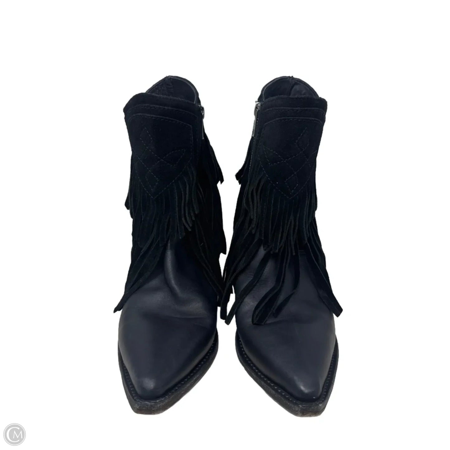 Fringe Boots Western By Free People In Black, Size: 7