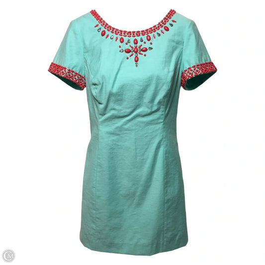 Nora Dress Crystal Water Beaded By Lilly Pulitzer In Aqua, Size: 6