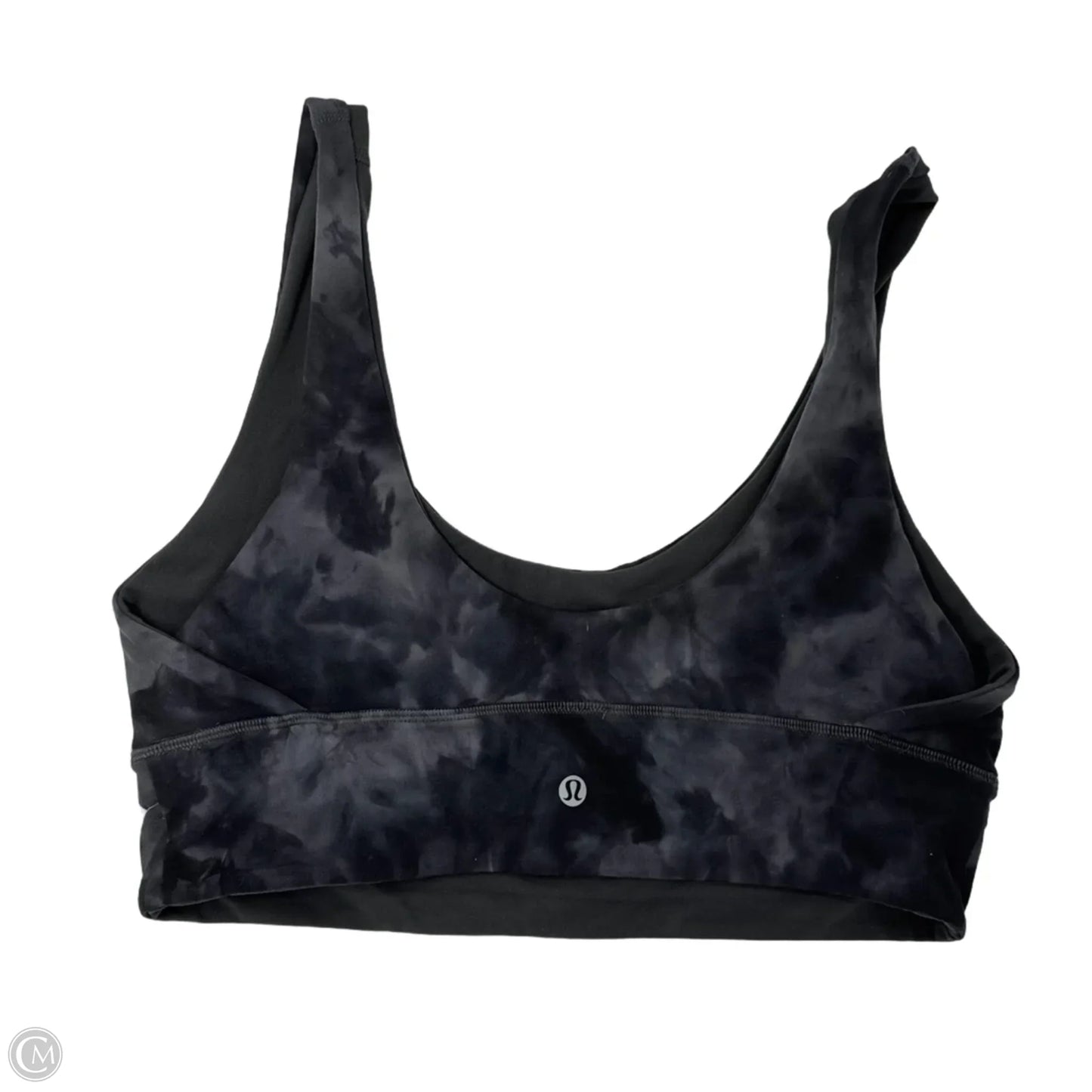 Reversible Athletic Bra By Lululemon In Black & Grey, Size: 10