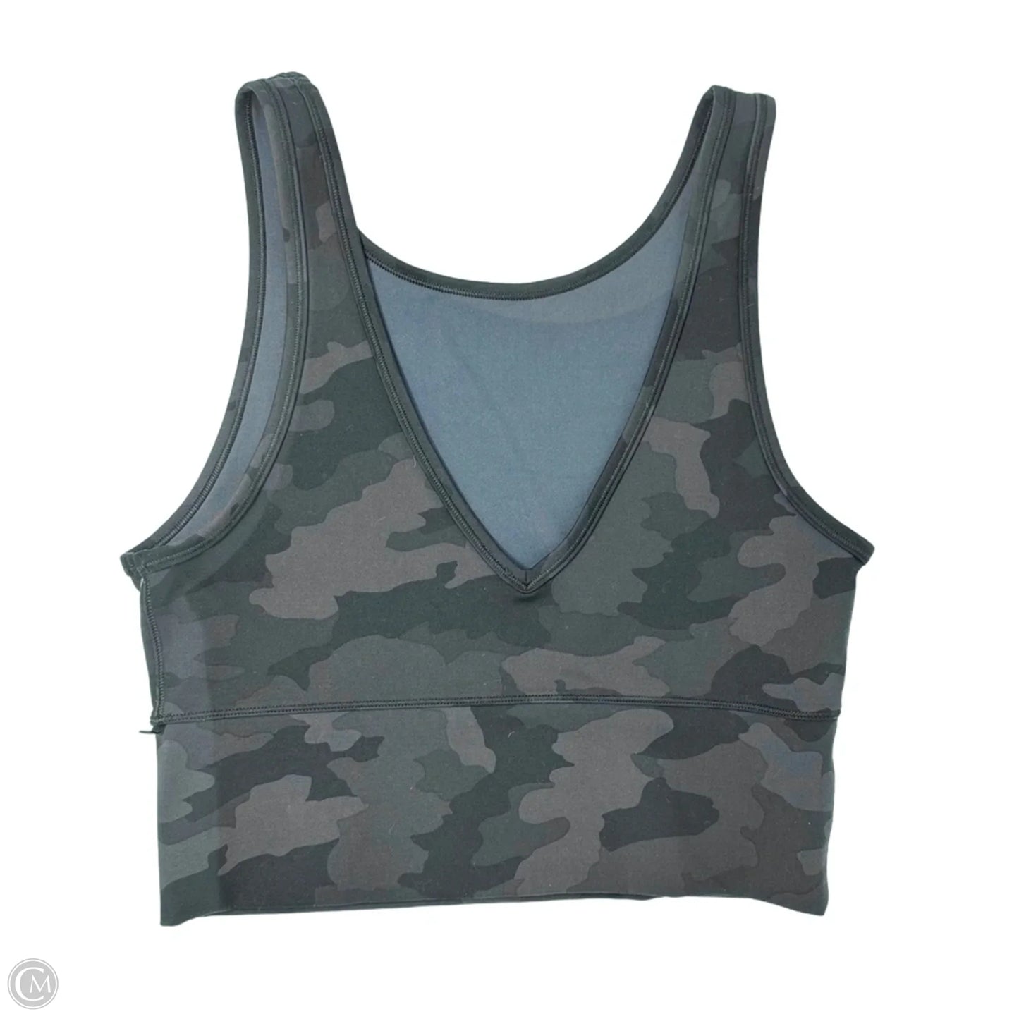 Athletic Tank Top By Lululemon In Camouflage Print, Size: M
