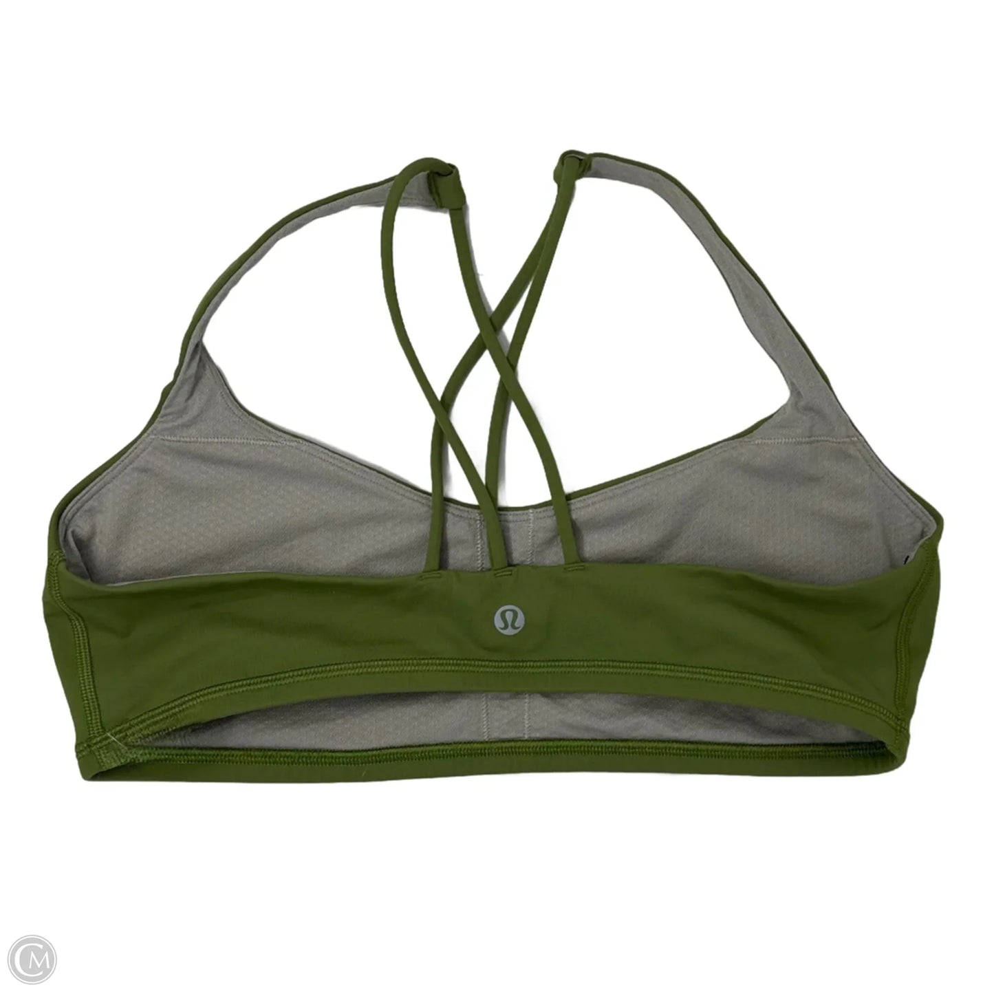 Athletic Bra By Lululemon In Green, Size: 10