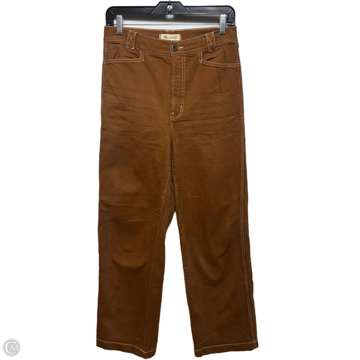 Pants Wide Leg By Madewell In Brown, Size: 4