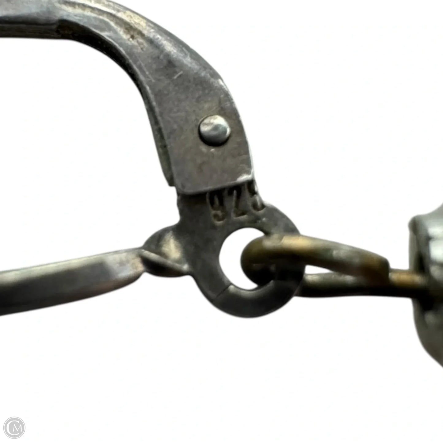 Woven Ball Dangle Earrings Sterling Silver