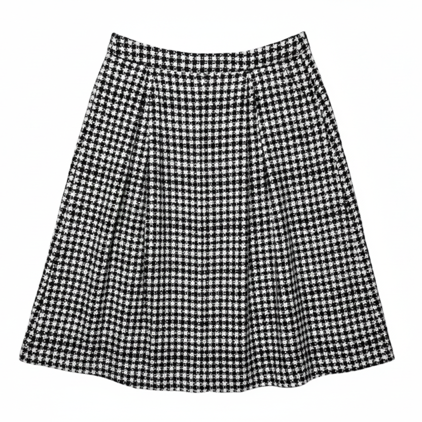 Skirt Midi By Who What Wear In Black & White, Size: 16