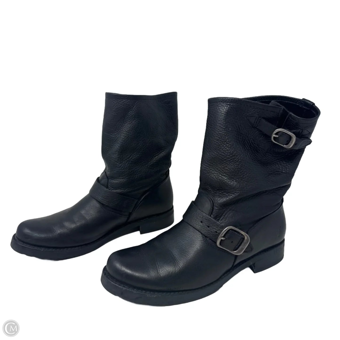 Veronica Boots Designer By Frye In Black, Size: 9