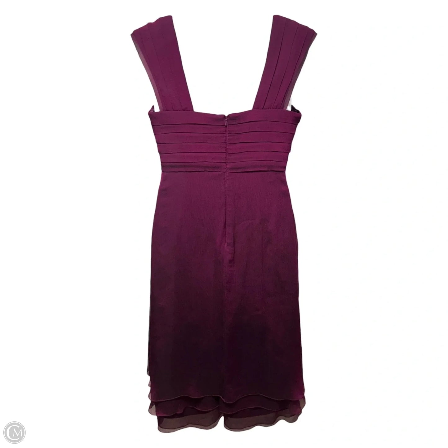 Dress Party Midi By Tadashi Collection In Purple, Size: 12