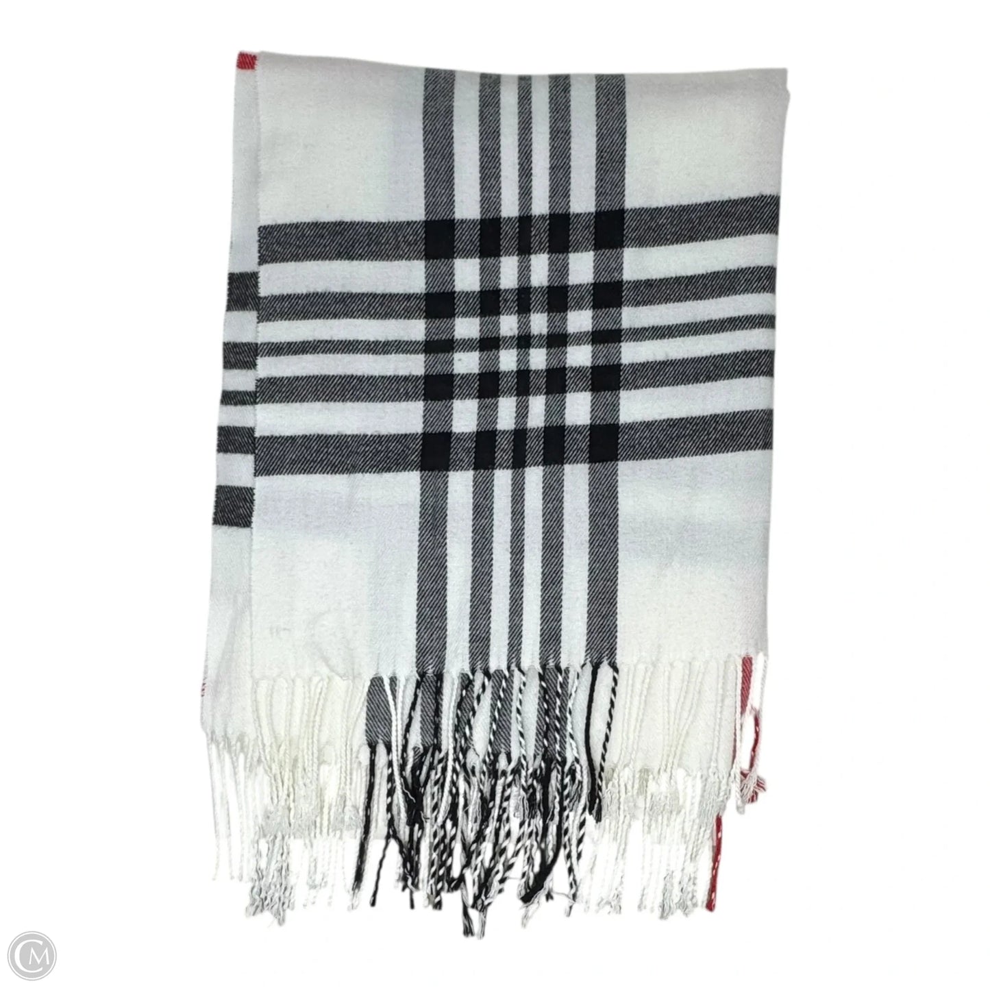 Scarf Winter In Plaid Pattern