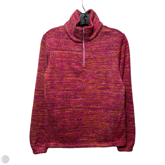 Athletic Fleece By Spyder In Orange & Pink, Size: M