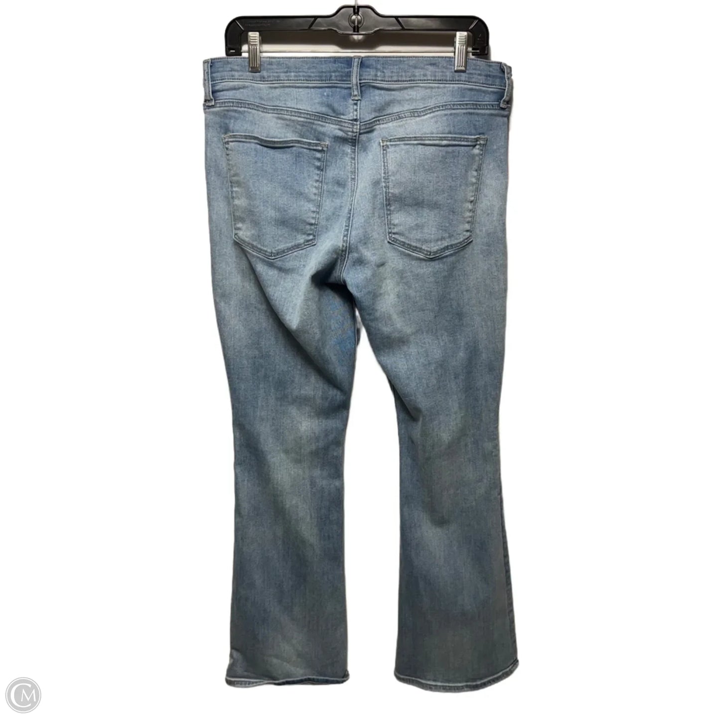 Jeans Boot Cut By Gap In Blue Denim, Size: 12 Short