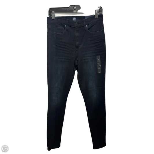 Super High Rise Skinny Jeans By Gap In Blue Denim, Size: 8/29