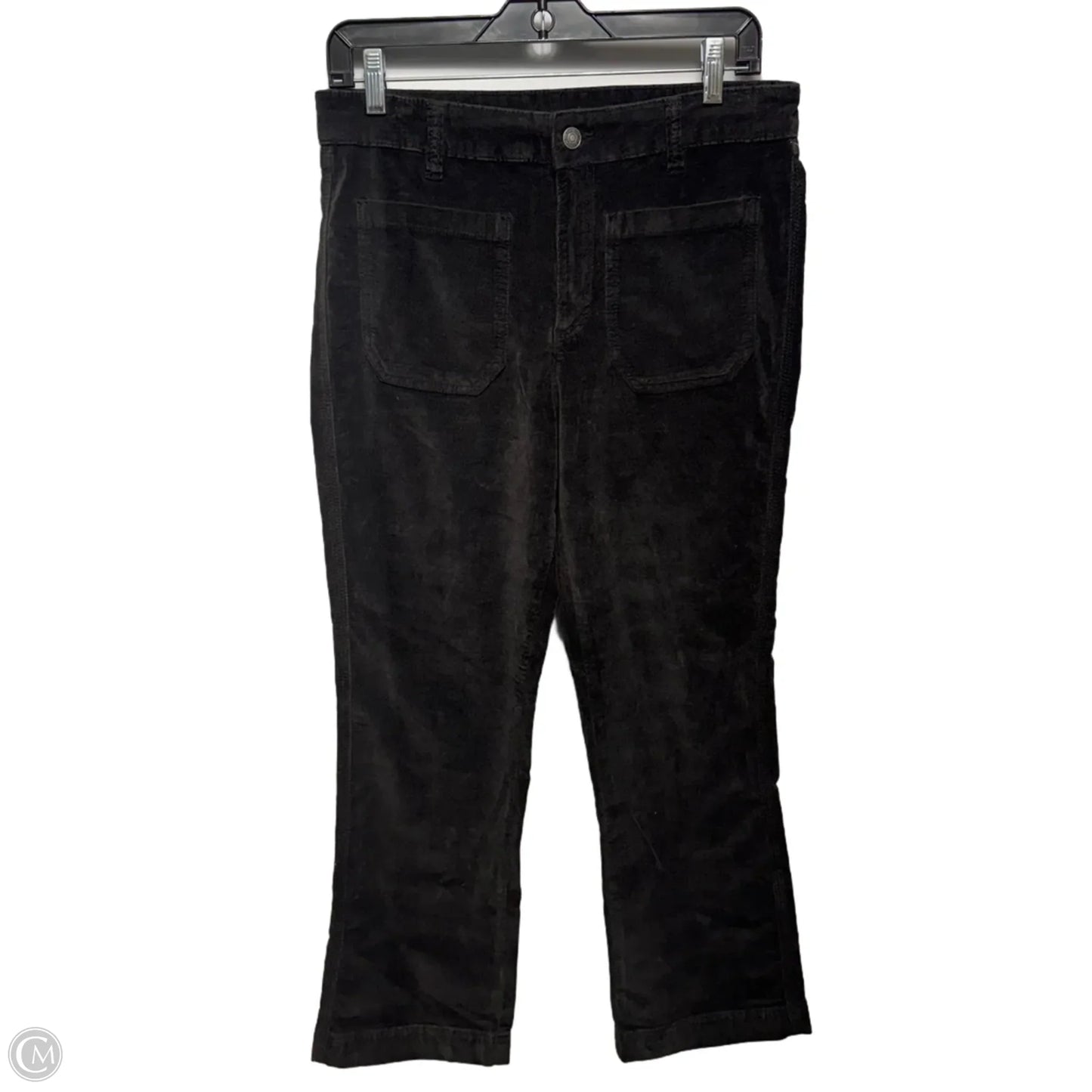 High Time Velvet Kick Flare Pants By Free People In Black, Size: 10