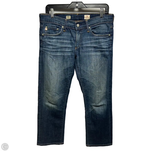 Tomboy Crop Jeans Cropped By Adriano Goldschmied In Blue Denim, Size: 6
