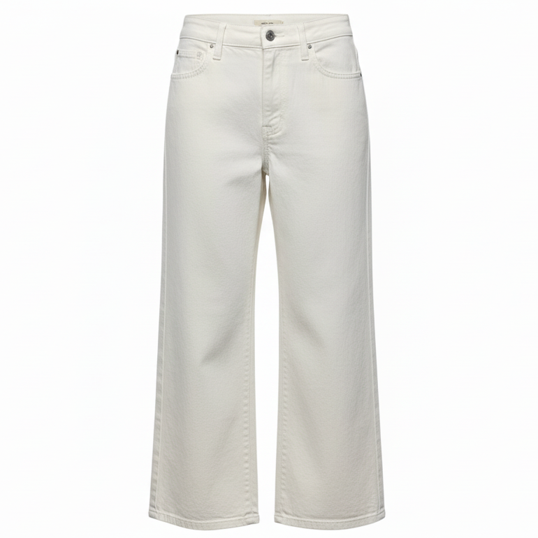 Jeans Wide Leg By Madewell In Cream, Size: 0