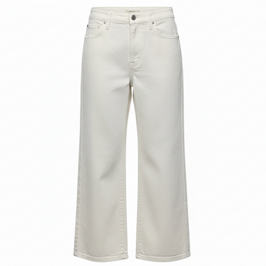 Jeans Wide Leg By Madewell In Cream, Size: 0