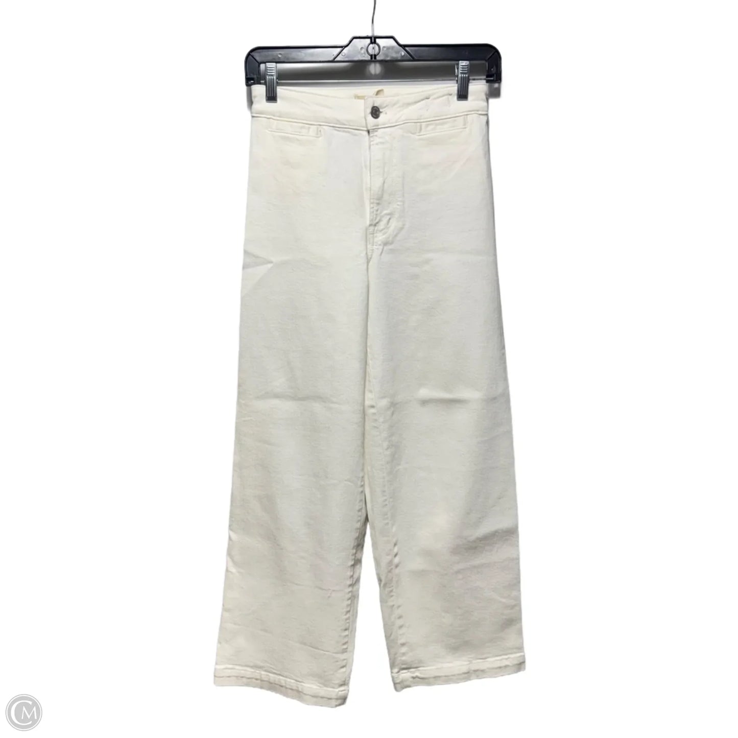 Jeans Wide Leg By Madewell In Cream, Size: 0