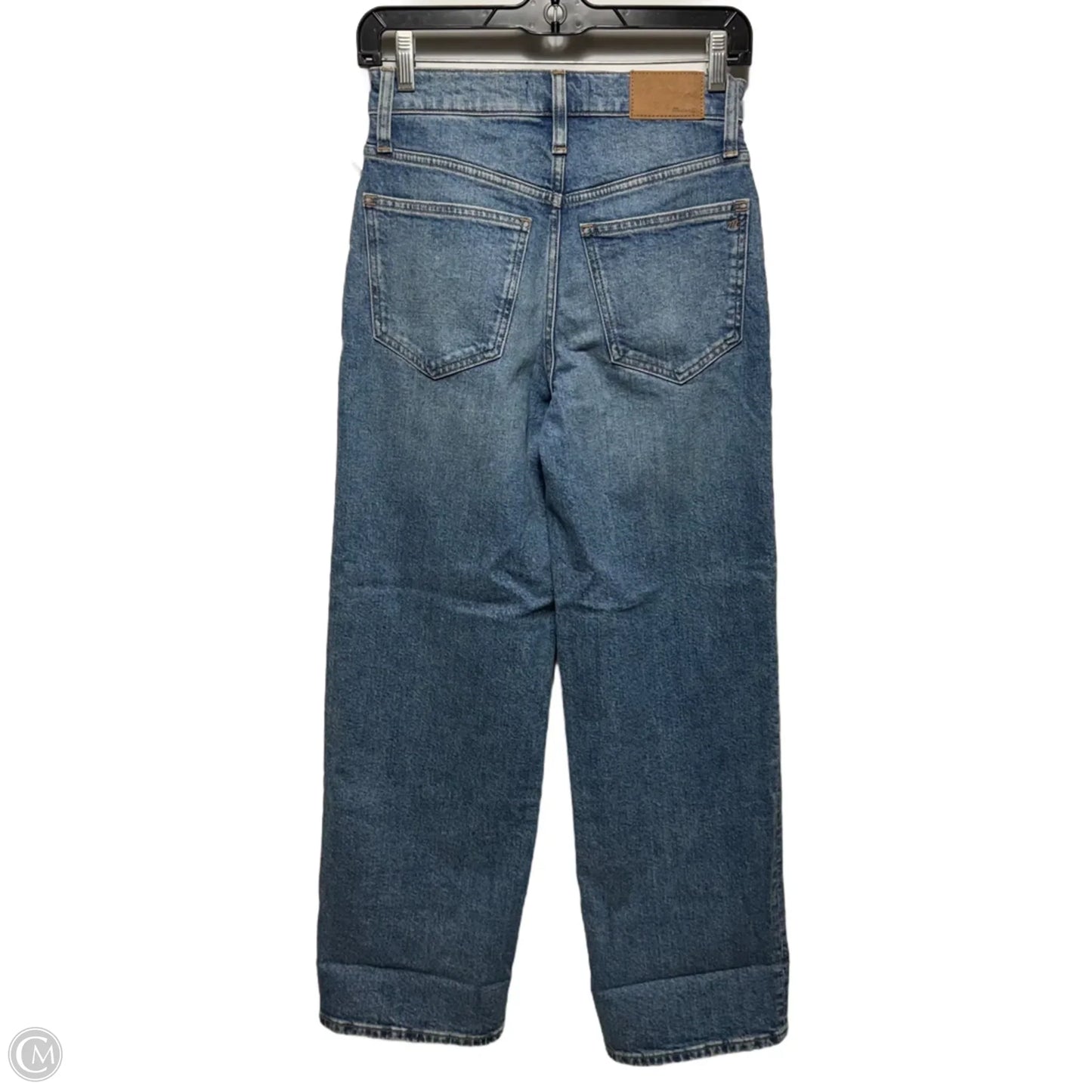 Jeans Wide Leg By Madewell In Blue Denim, Size: 0