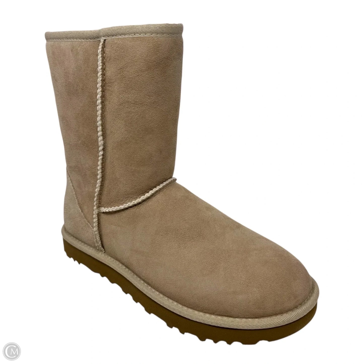 Classic Short II Boots Designer By Ugg In Tan, Size: 7