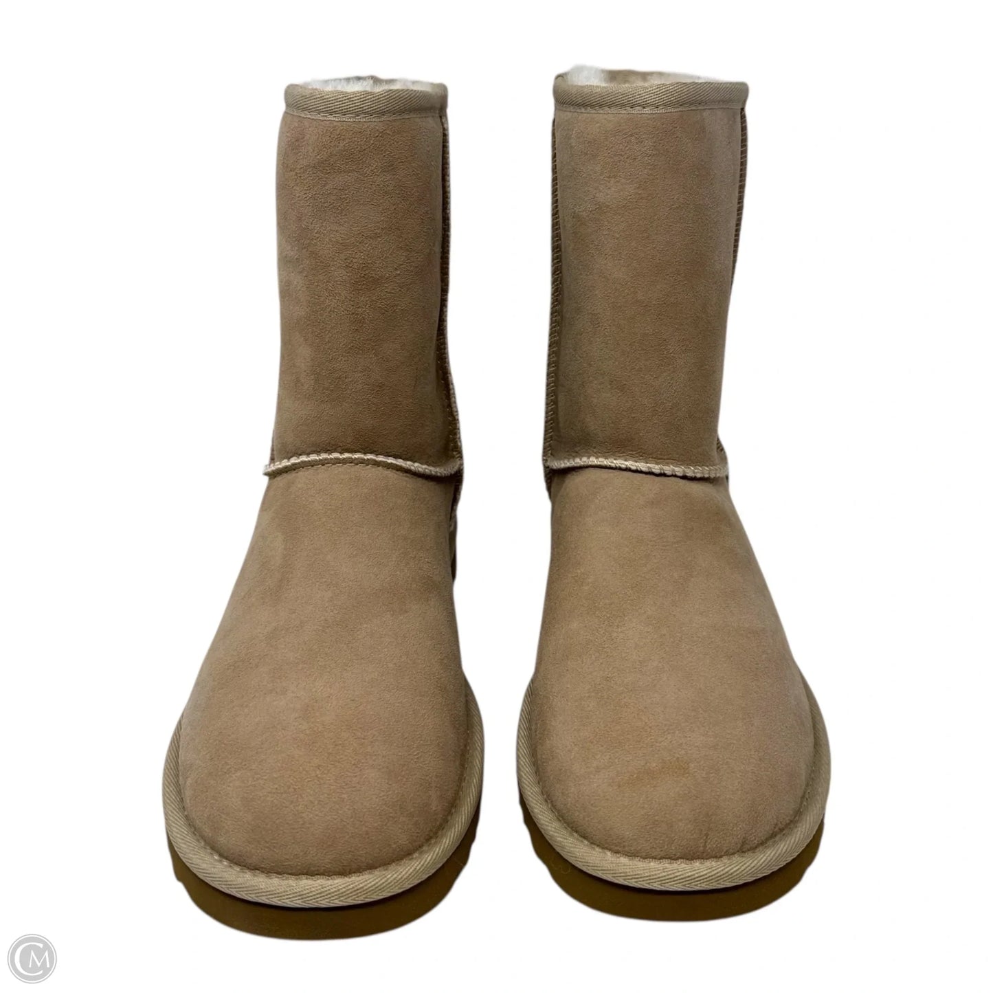 Classic Short II Boots Designer By Ugg In Tan, Size: 7