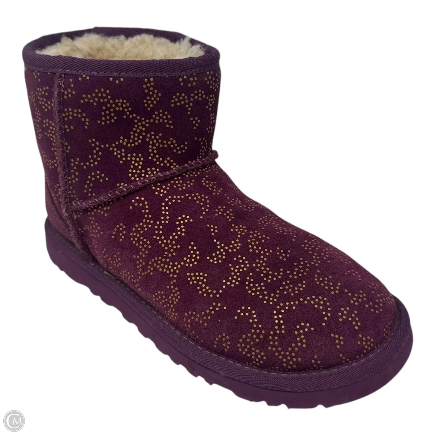 Boots Designer By Ugg In Purple, Size: 5