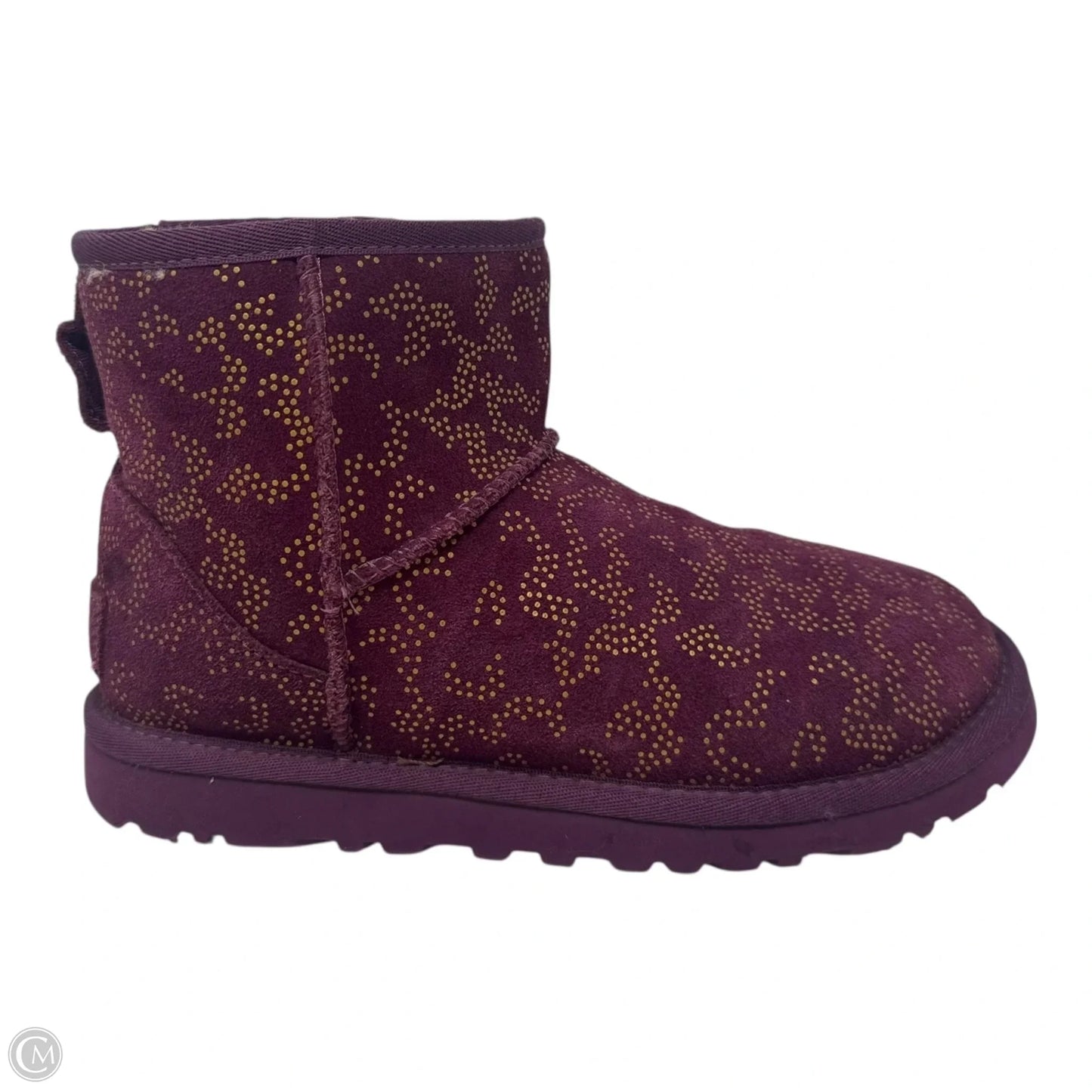 Boots Designer By Ugg In Purple, Size: 5