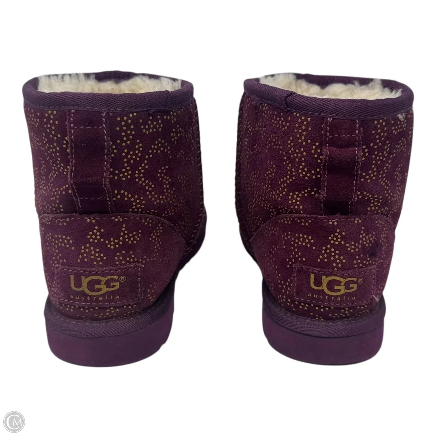 Boots Designer By Ugg In Purple, Size: 5