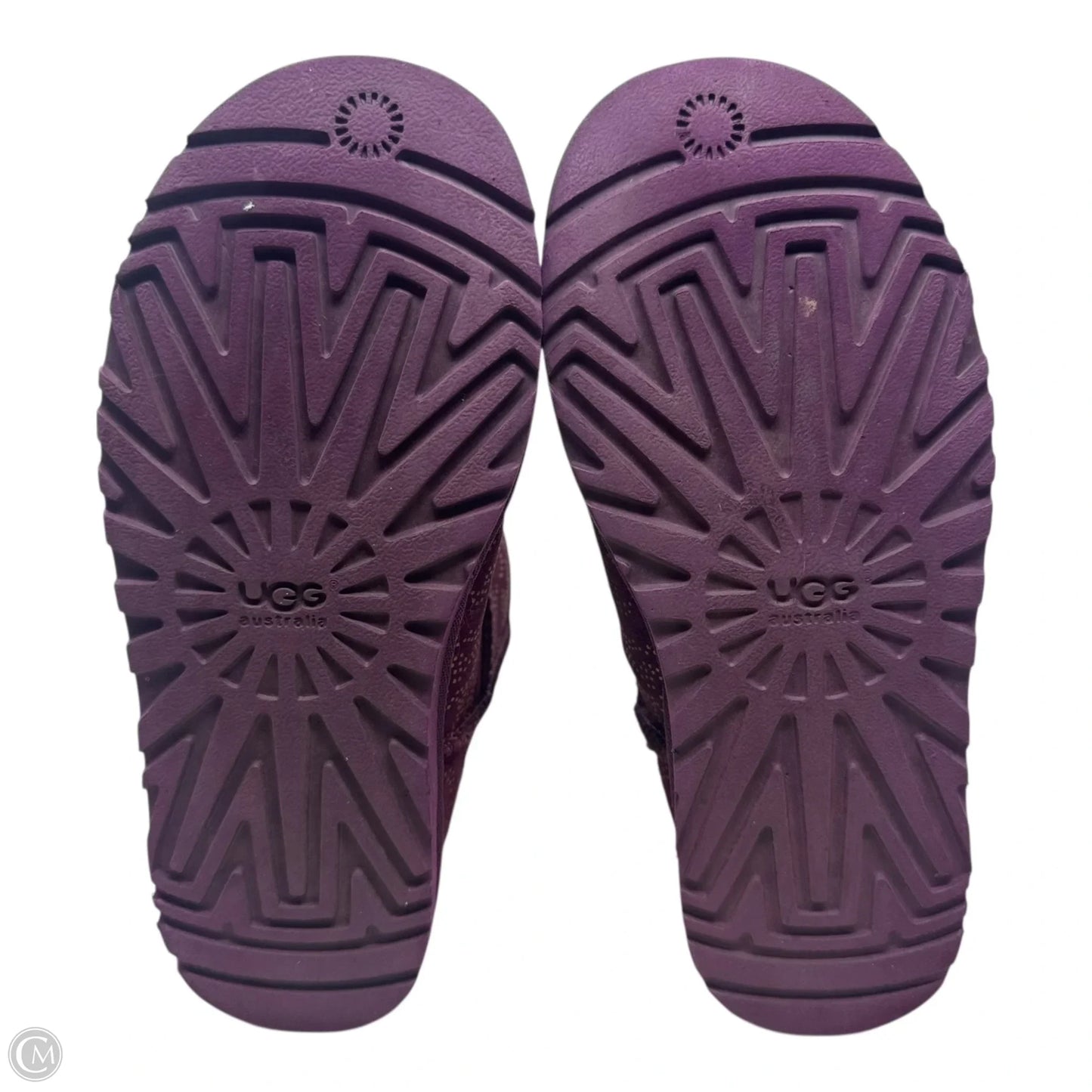 Boots Designer By Ugg In Purple, Size: 5