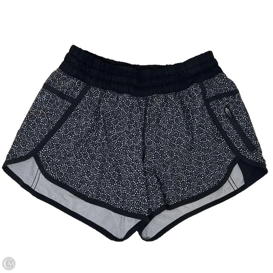 Athletic Shorts By Lululemon In Black & White, Size: 6