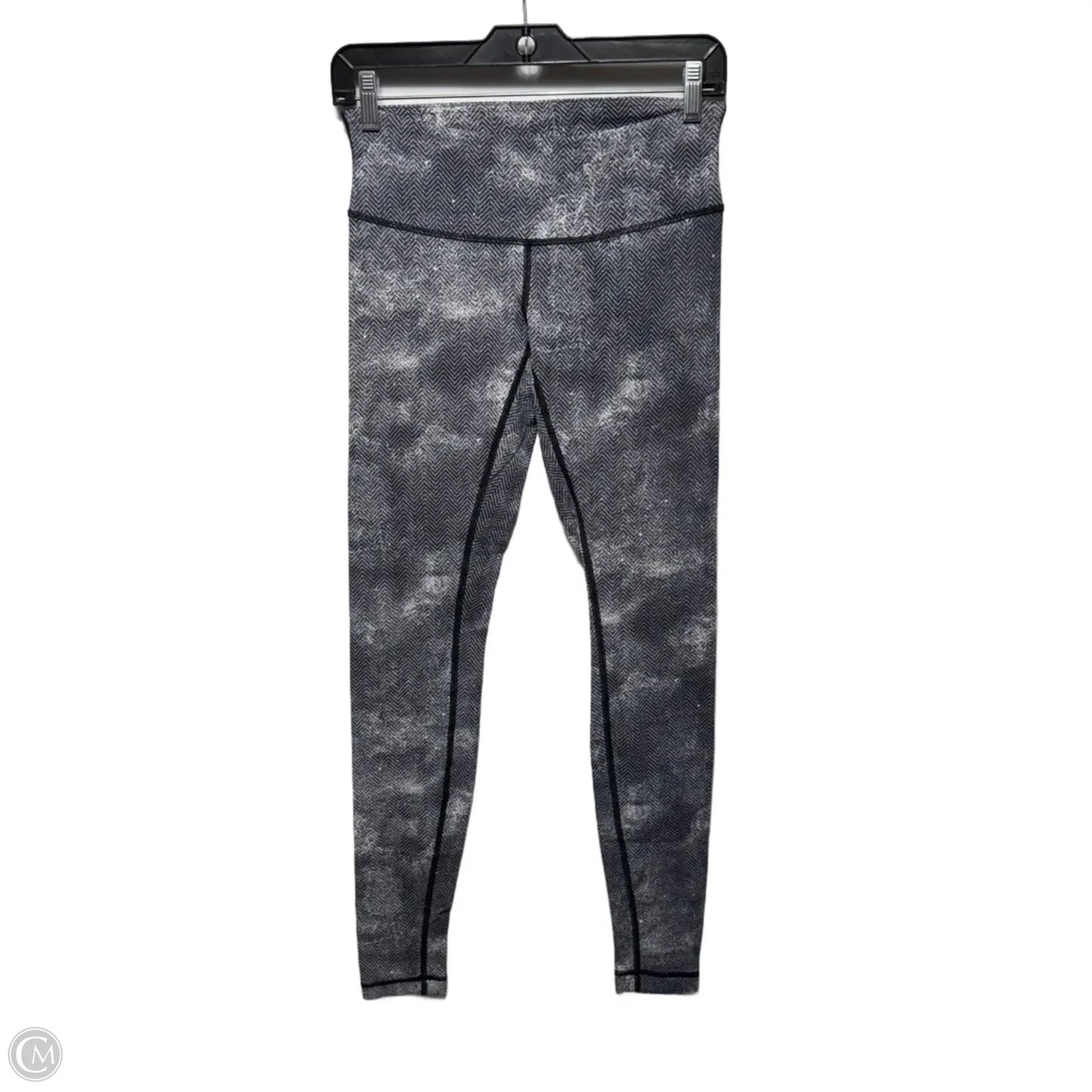 Athletic Leggings By Lululemon In Black & White, Size: 6