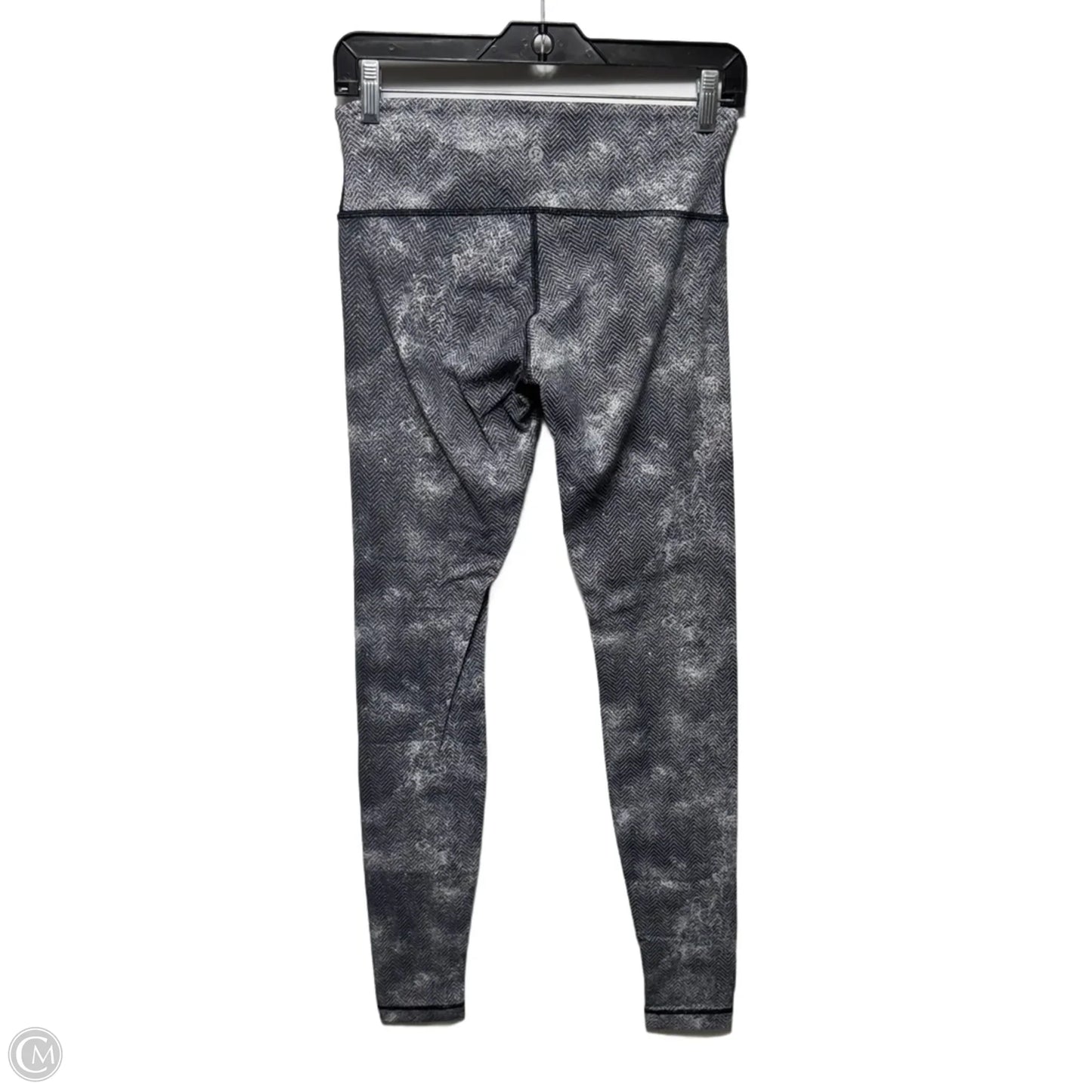 Athletic Leggings By Lululemon In Black & White, Size: 6