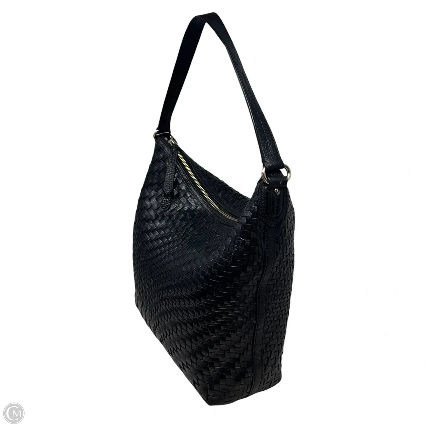 Genevieve Woven Leather Hobo Bag By Cole-haan, Size: Large