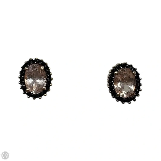 Morganite Sterling Earrings Stud