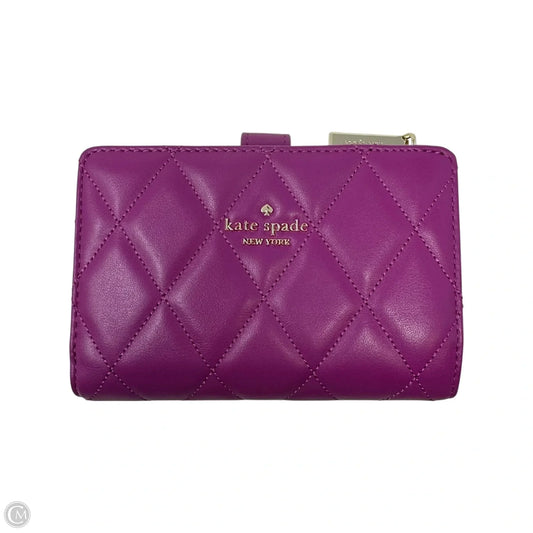 Quilted Bifold Wallet Designer By Kate Spade, Size: Medium