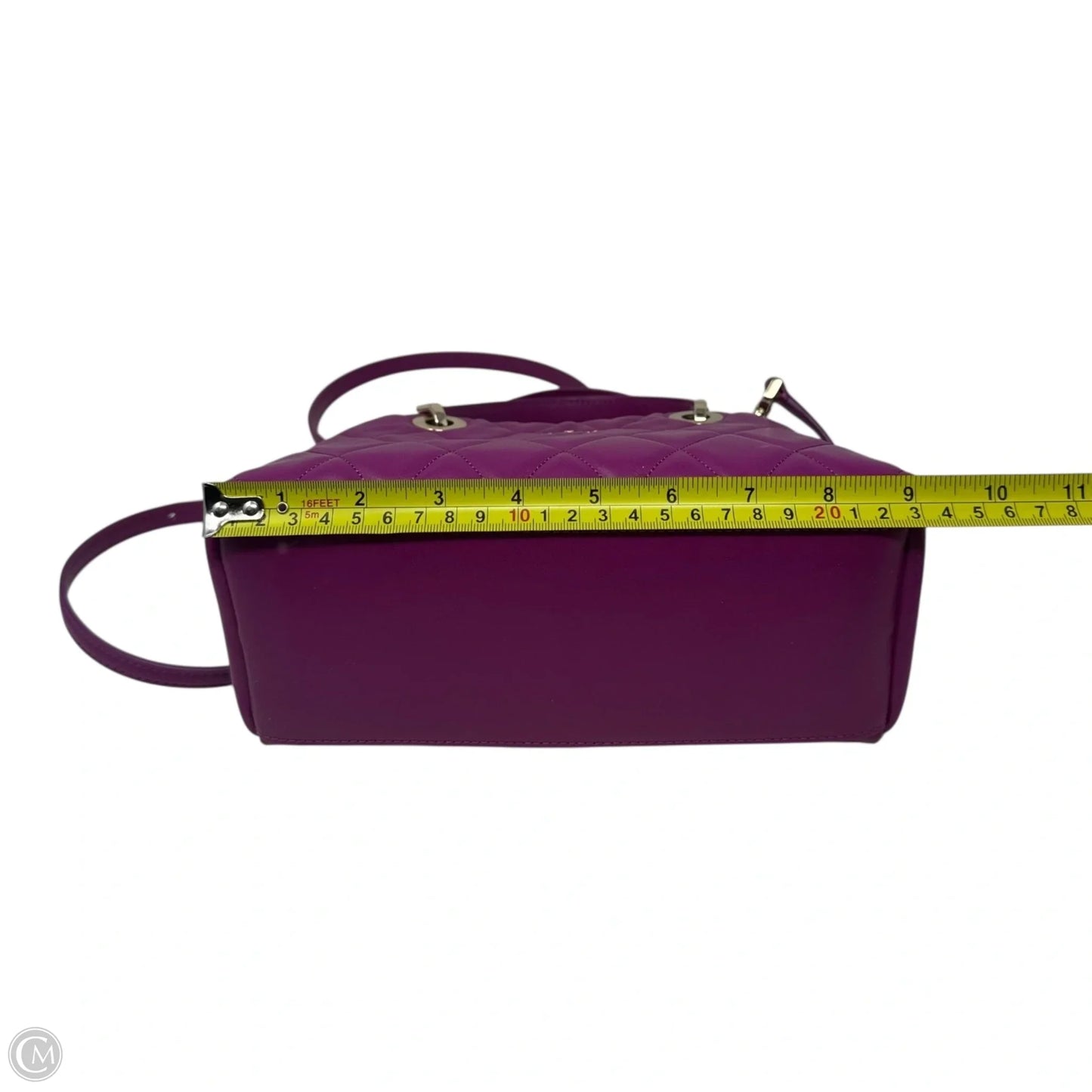 Carey Quilted Satchel Handbag Designer By Kate Spade, Size: Small