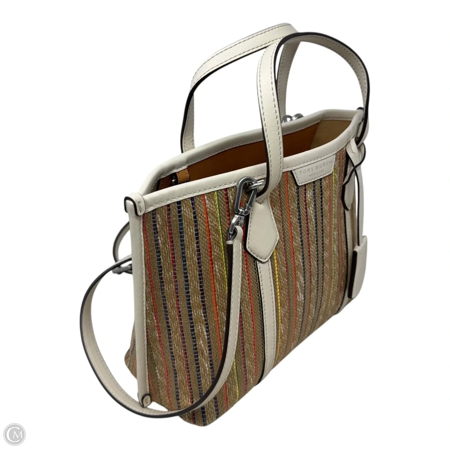 Perry Woven Crossbody Handbag Designer By Tory Burch, Size: Medium