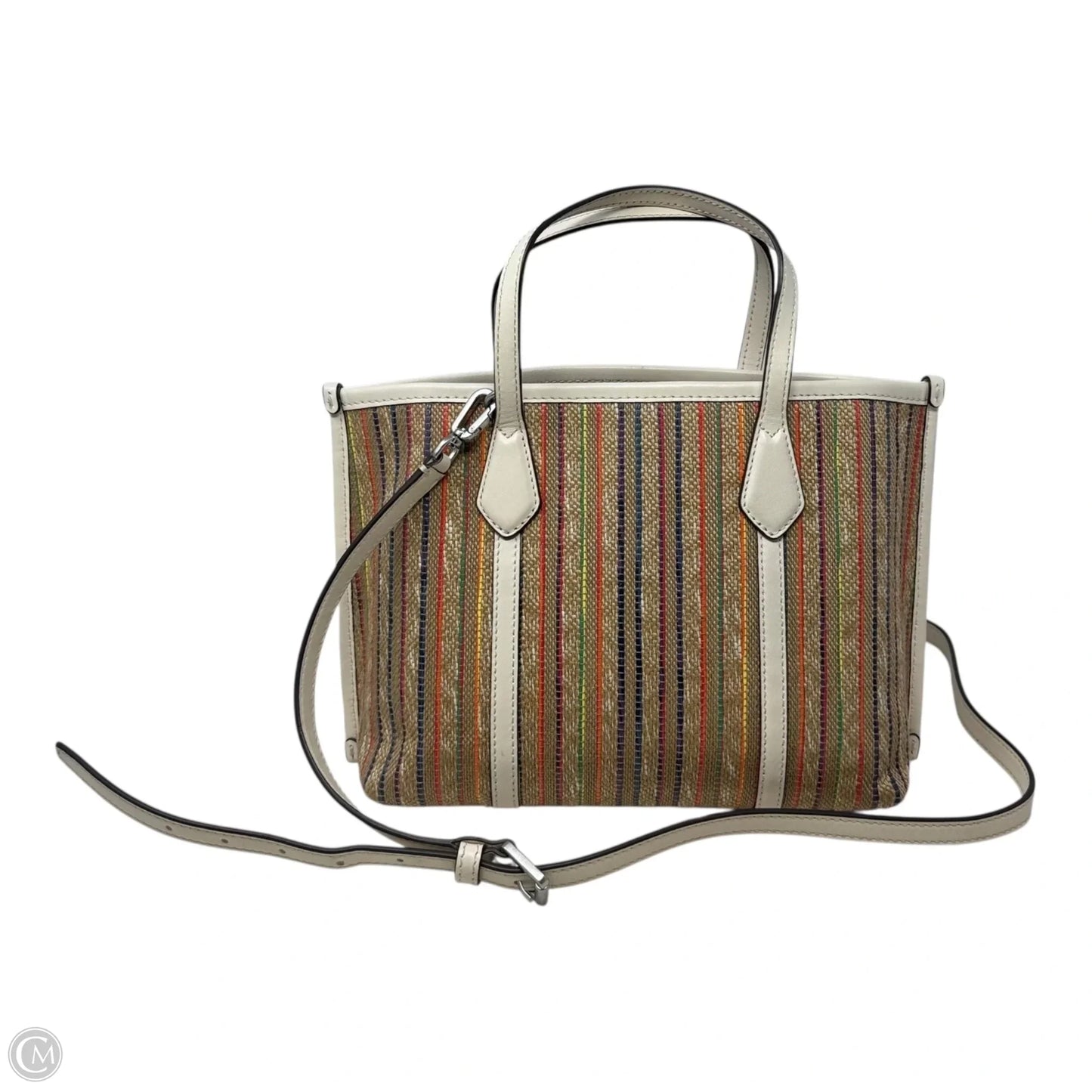 Perry Woven Crossbody Handbag Designer By Tory Burch, Size: Medium