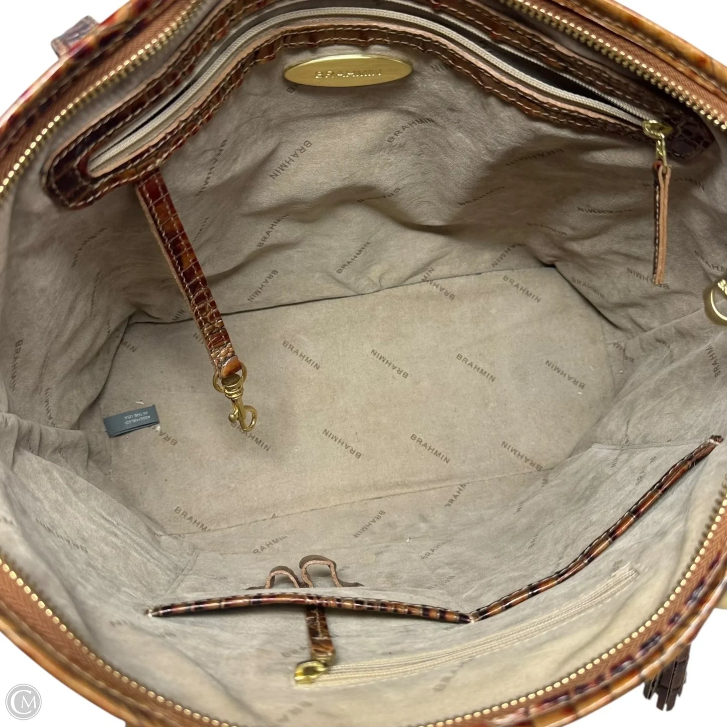 Asher Tote Designer By Brahmin, Size: Medium