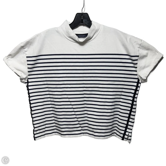 Top Short Sleeve By Vineyard Vines In Striped Pattern, Size: L