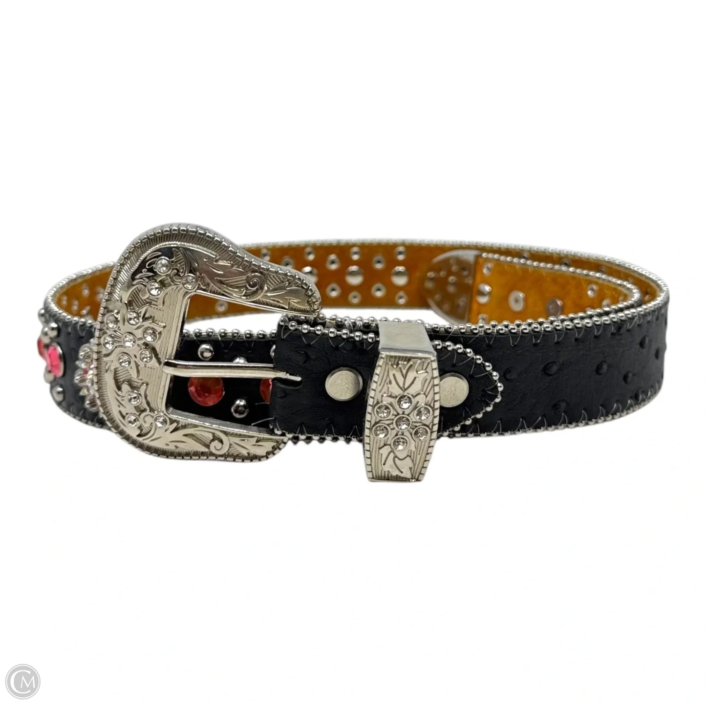 Rhinestone Belt Leather By Atlas