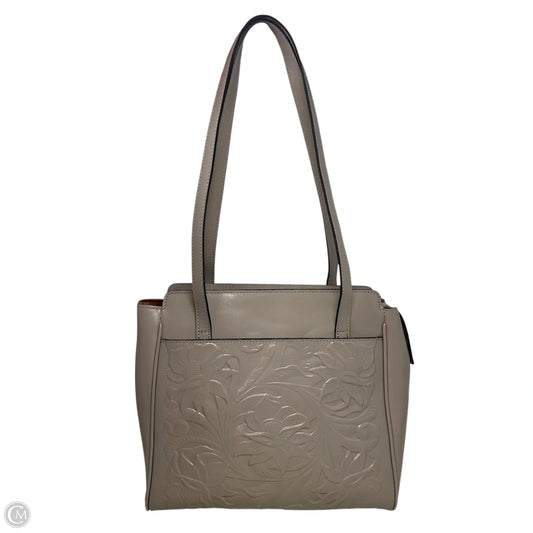 Rosedale Cavo Tooled Leather Tote Designer By Patricia Nash, Size: Medium